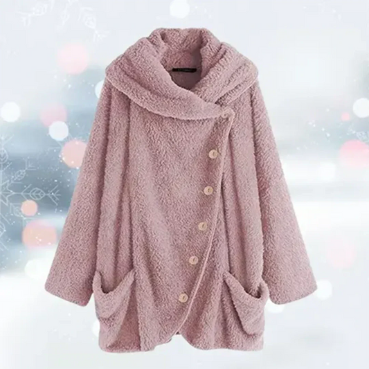 CozyChic - Vintercardigan med hætte til damer | Hyggelig, varm beskyttelse til stilfulde dage