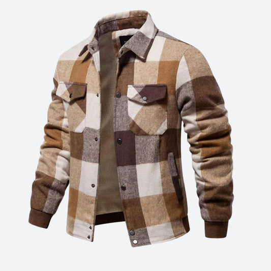 WarmTrend - Flannel-jakke til mænd | Tradition møder moderne komfort