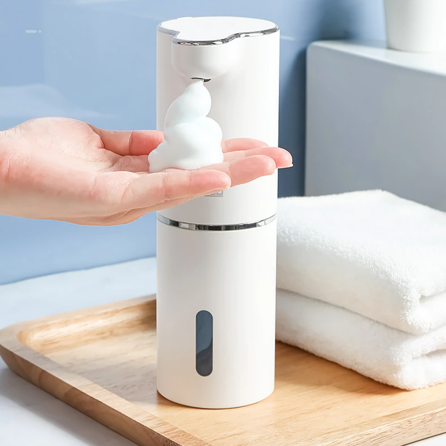 HygienePlus - Automatisk sæbedispenser med skum - sjov og berøringsfri håndvask