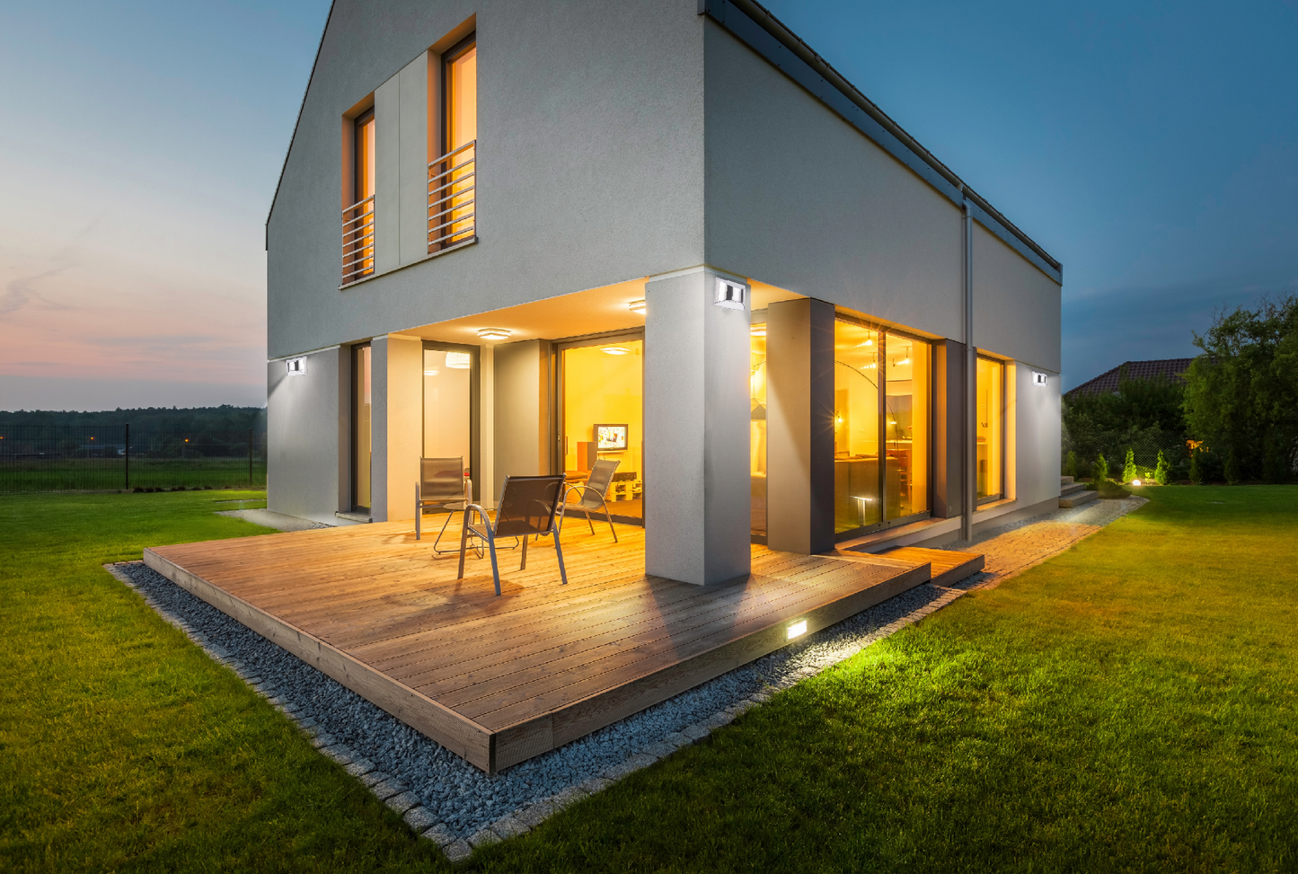 Roestvrijstalen Solarlampe til Have og Terrasse med Lysensor – Hurtig Installation og Fuldautomatisk Drift-4