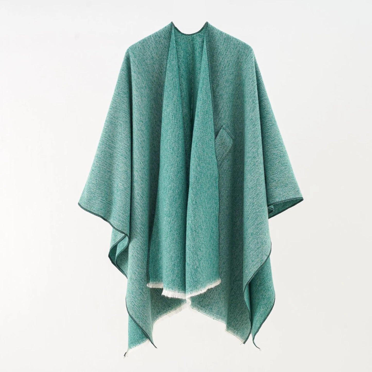 Mery - poncho i kashmir | Elegance møder hyggelig komfort