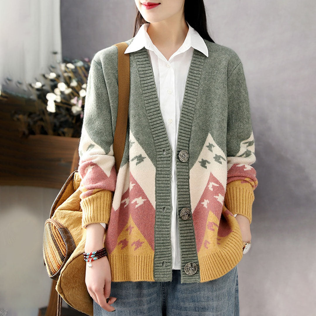 Elina - Klassisk komfortabel cardigan