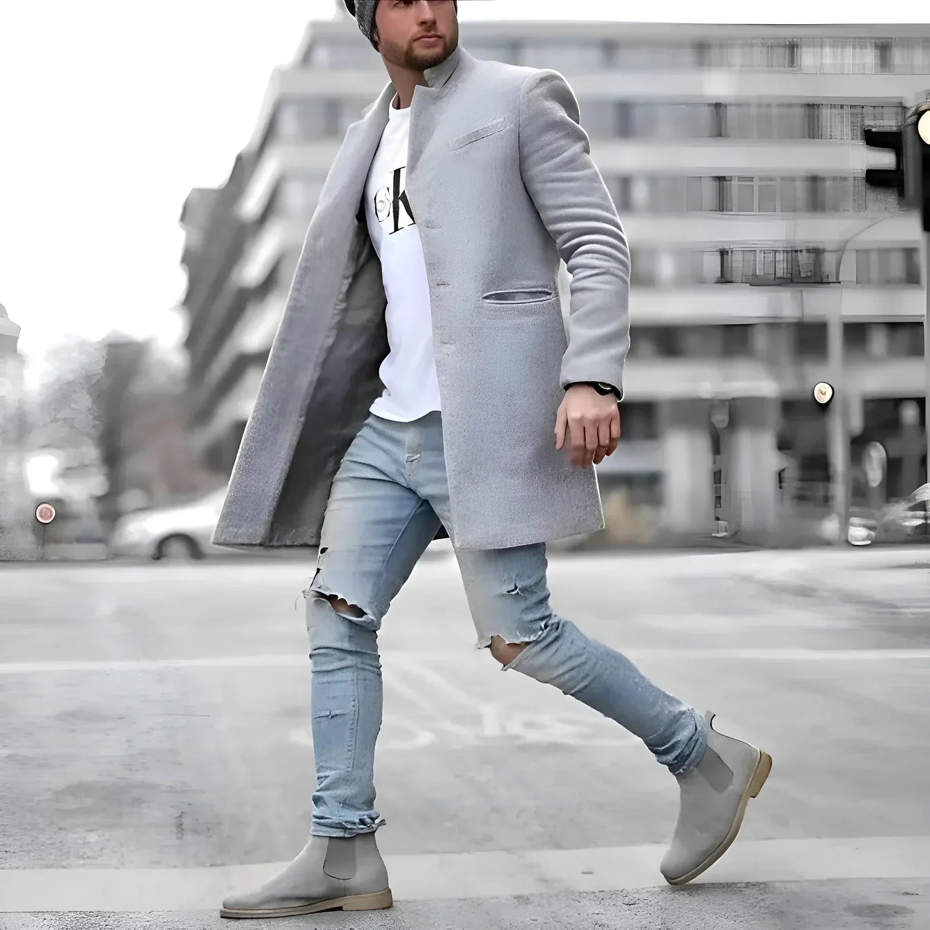 WollEleganz - Stilfuld uldjakke til mænd | Stilfuld uldjakke til elegance og varme