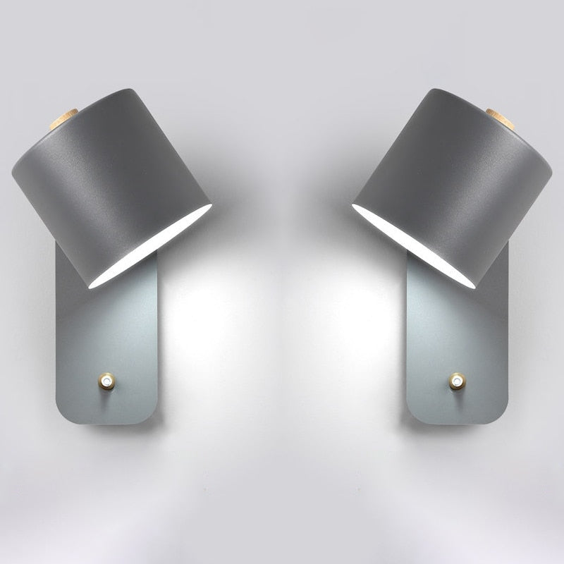 Variant image for Moderne LED Væglampe i Metal - Energieffektiv Belysning til Stue, Gange og Kontor-6