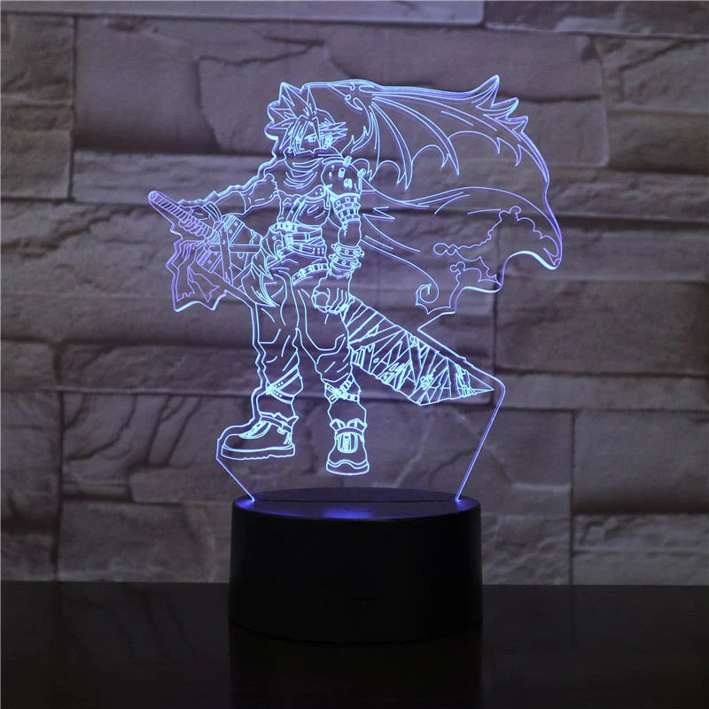 Variant image for 3D Fantasi Lampe med Touch Kontrol og 7 Farver – Kreativ Belysning til Hjemmet-25
