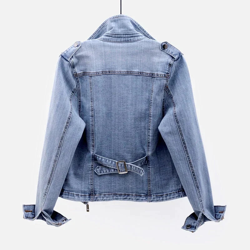 ChicDenim - Klassisk fusionsdenimjakke | Alsidig elegance til enhver lejlighed