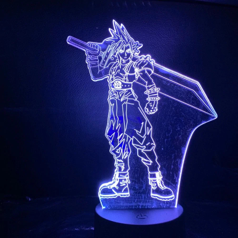 3D Fantasi Lampe med Touch Kontrol og 7 Farver – Kreativ Belysning til Hjemmet-6