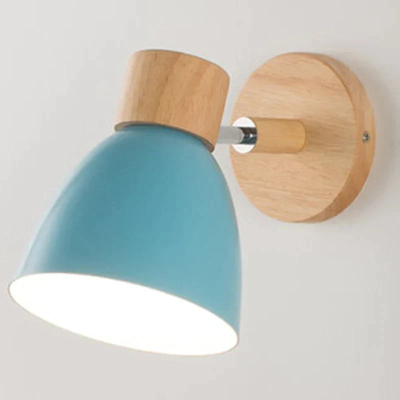 Variant image for Væglampe i Træ med Draaifunktion – Minimalistisk Skandinavisk Design, Justerbar Lysretning, Flere Farver-10