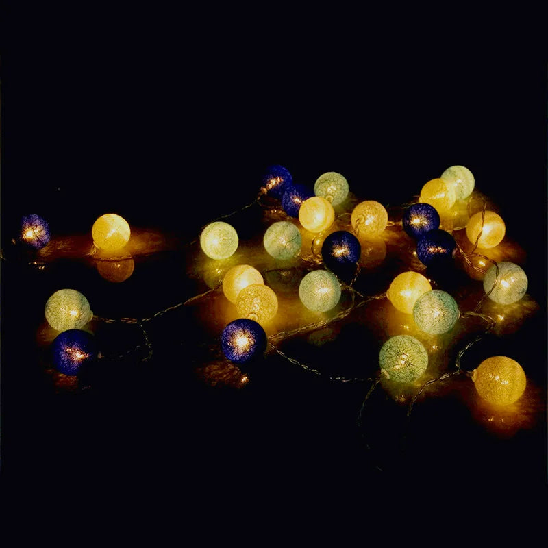 TwinkleLume - LED-lanterner med bomuldstråd til festdekorationer