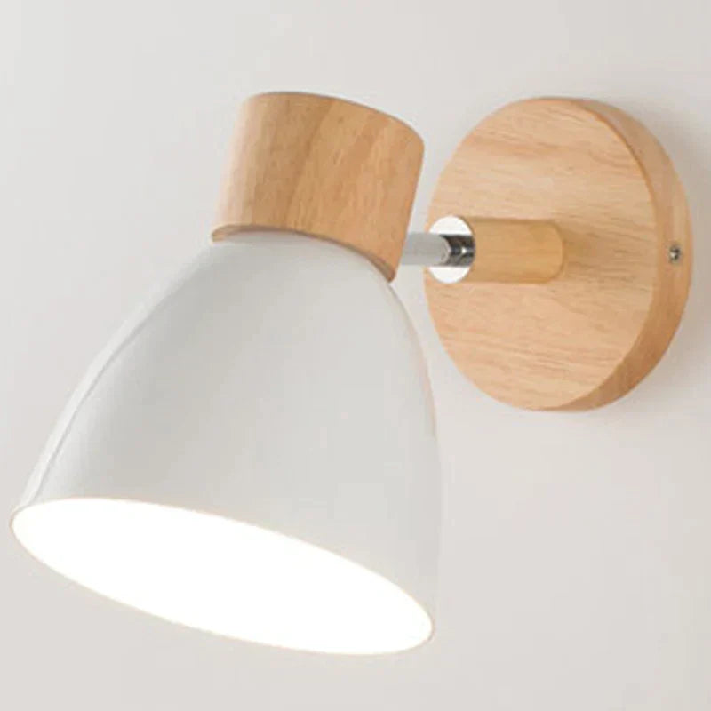 Variant image for Væglampe i Træ med Draaifunktion – Minimalistisk Skandinavisk Design, Justerbar Lysretning, Flere Farver-4