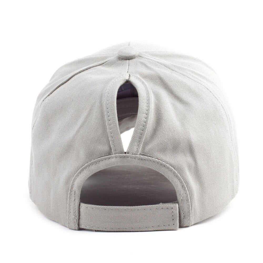 Rommelige Bun Baseball Cap med Justerbar Størrelse og Premium Kvalitetsmateriale – Ideel til Sport og Hverdag-2