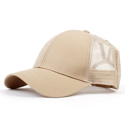 Rommelige Bun Baseball Cap med Justerbar Størrelse og Premium Kvalitetsmateriale – Ideel til Sport og Hverdag-6
