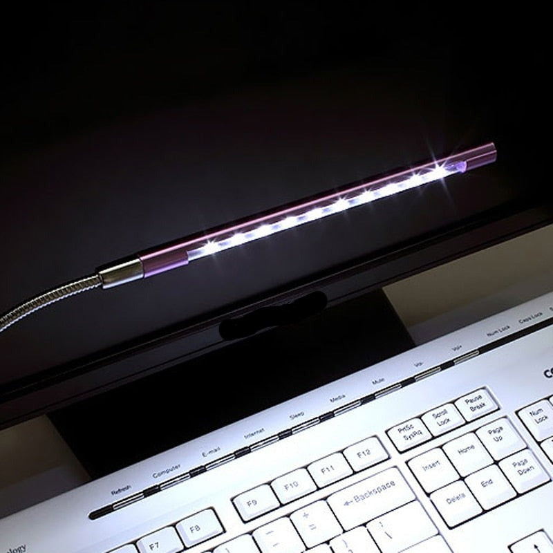 LED Tastaturbelysning med Fleksibel Metal Kabel – 6 Farver, Kompakt Design til Optimal Belysning-1