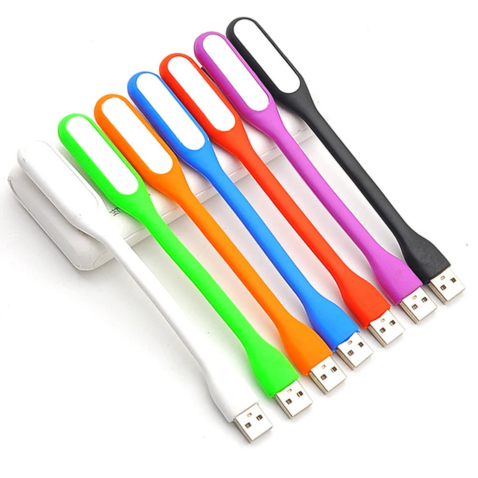 Mini USB LED Læselampe | Bærbar & Fleksibel | Øjenbeskyttende Natlampe til Laptop & Powerbank