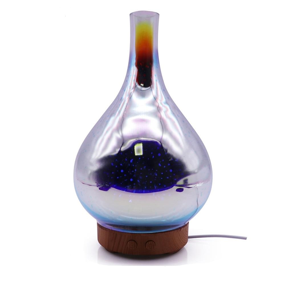 VuurDiffuser Luftfugter med 3D LED-belysning – Aromaterapi og Natlampe i Kompakt Design-1