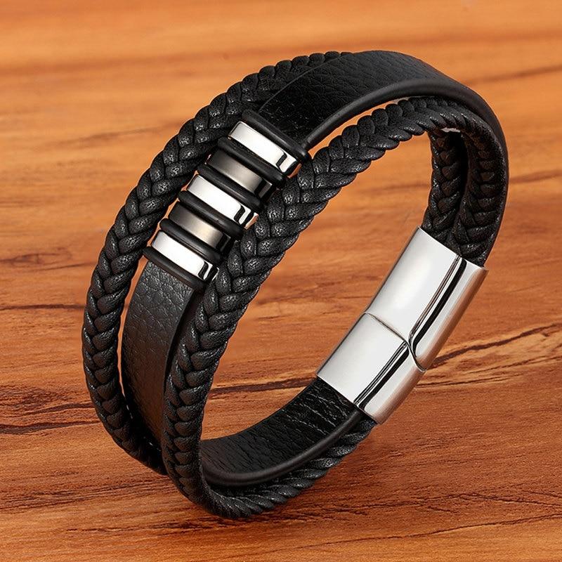Darien - Stilfulde armbånd i ægte læder til mænd