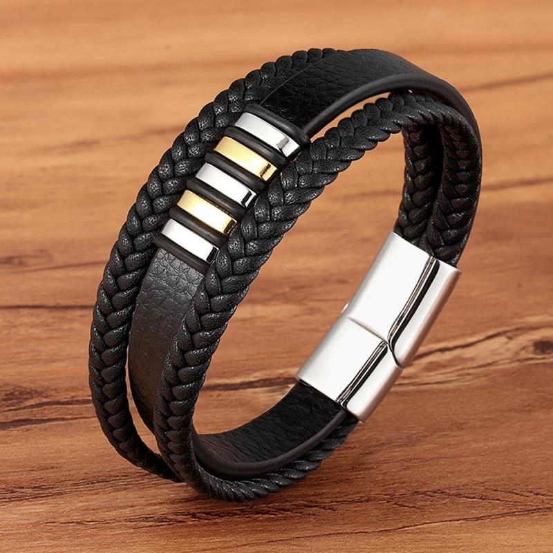 Darien - Stilfulde armbånd i ægte læder til mænd
