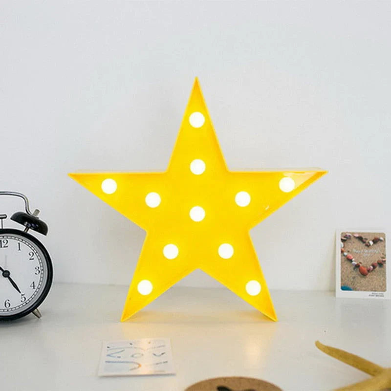 Variant image for LED Natlampe til Børn med Unikt Design – Batteridrevet Indendørs Natlamper i Forskellige Farver-9