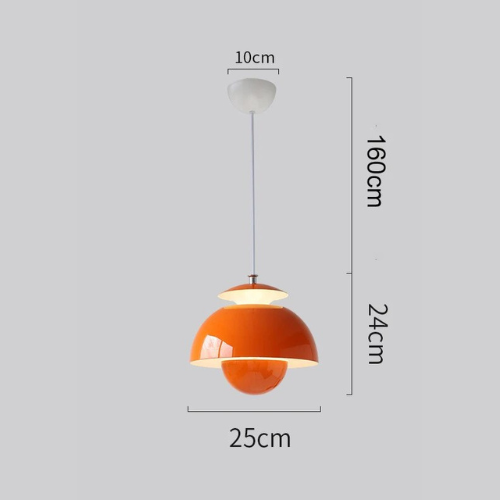 Moderne LED Loftlampe i Skandinavisk Design - Elegant Blomsterform til Soveværelse og Stue-5