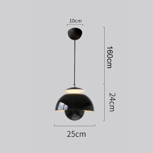 Moderne LED Loftlampe i Skandinavisk Design - Elegant Blomsterform til Soveværelse og Stue-2