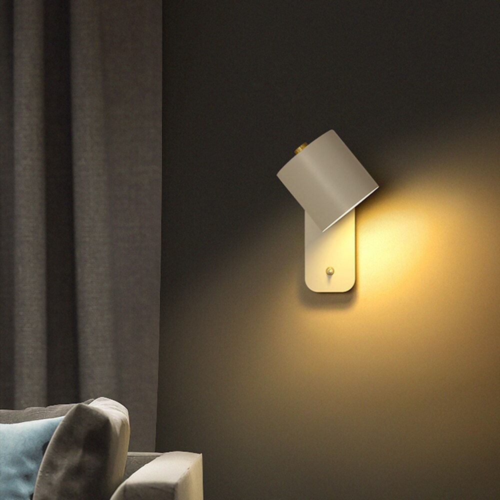 LumaLux - Moderne Led-væglamper med afbryder Indretningsbelysning