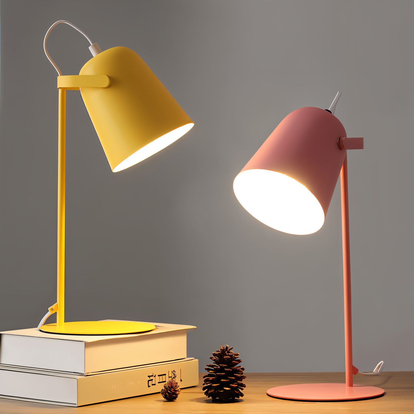 MacaronGlow | Kreativ skandinavisk pastelfarvet macaron-bordlampe