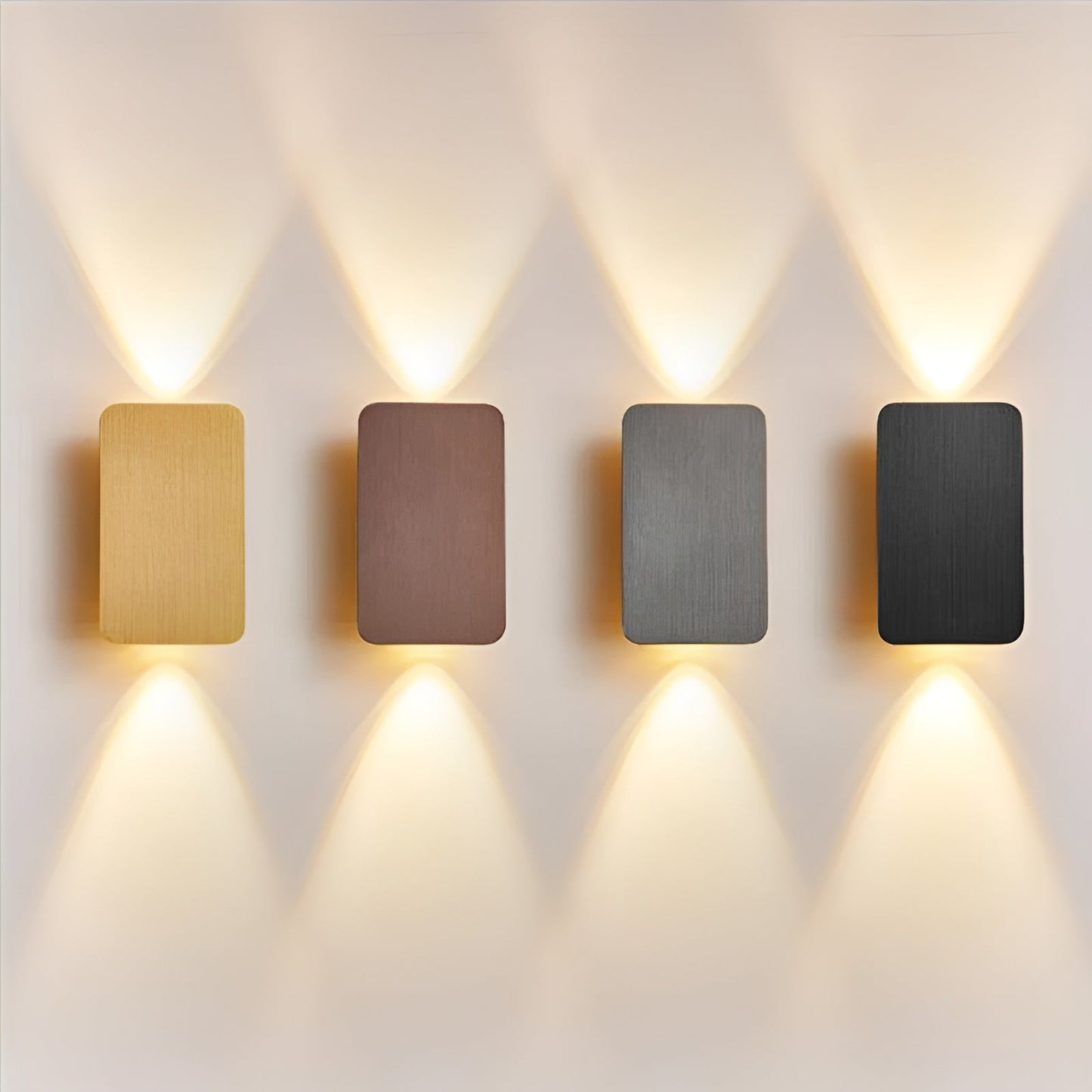 LumoBeam - Moderne, minimalistische, rechteckige Mini-LED-Wandleuchte