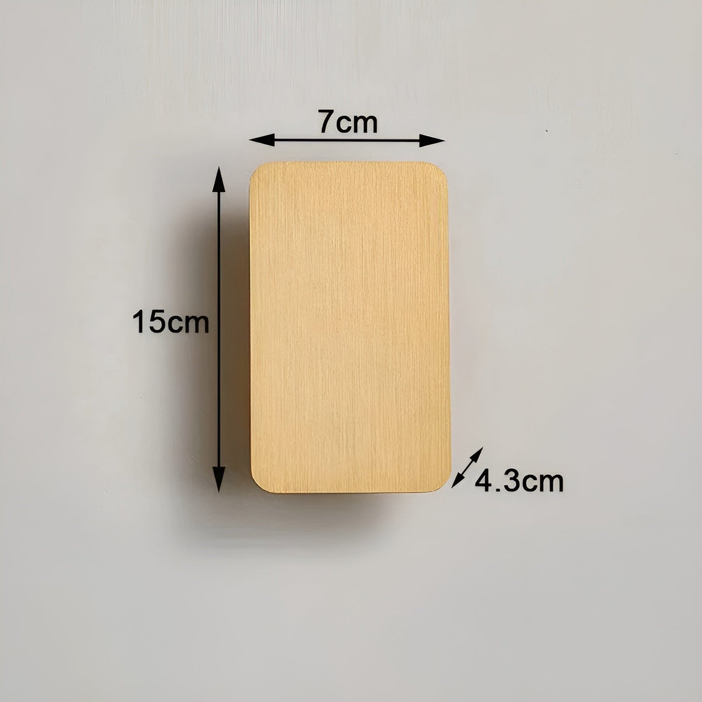LumoBeam - Moderne, minimalistische, rechteckige Mini-LED-Wandleuchte