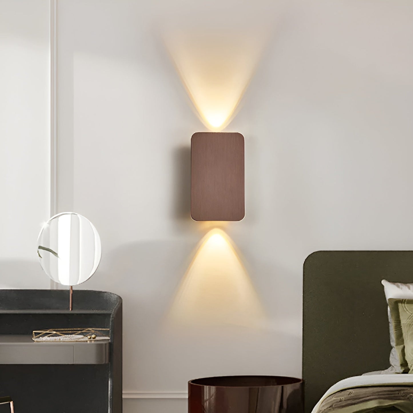 LumoBeam - Moderne, minimalistische, rechteckige Mini-LED-Wandleuchte