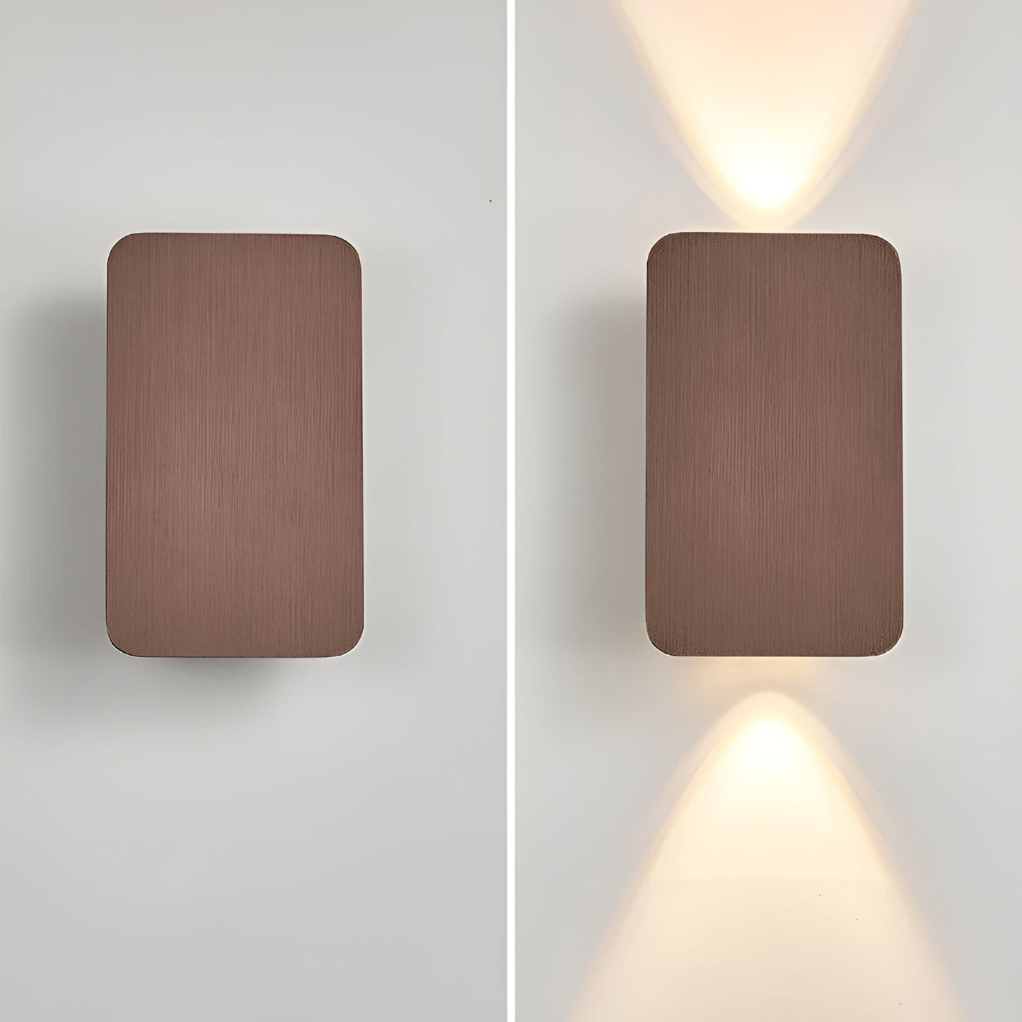 LumoBeam - Moderne, minimalistische, rechteckige Mini-LED-Wandleuchte