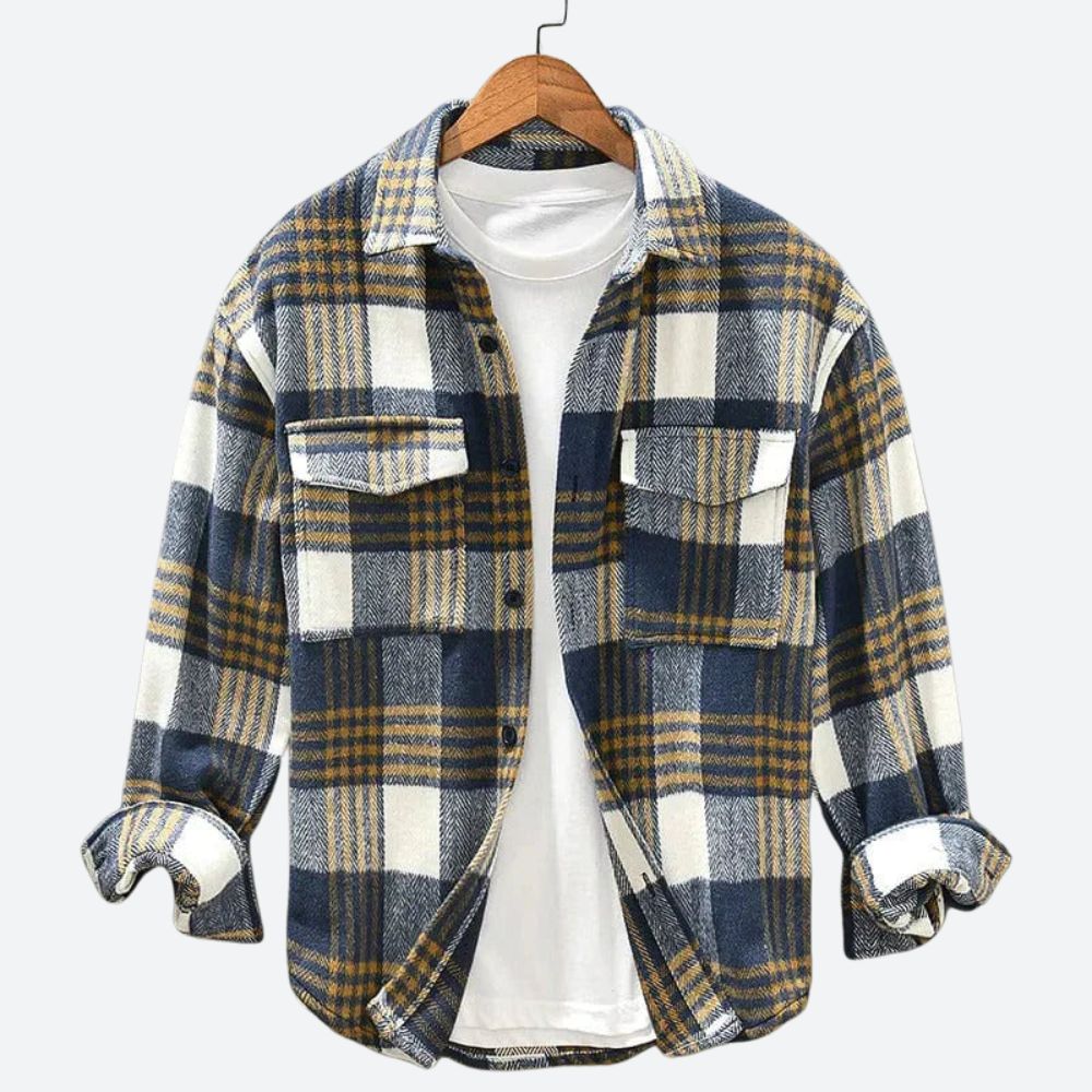 ChicFlanell - Klassisk flannelskjorte til mænd | Behagelig at have på til enhver lejlighed