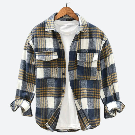 ChicFlanell - Klassisk flannelskjorte til mænd | Behagelig at have på til enhver lejlighed