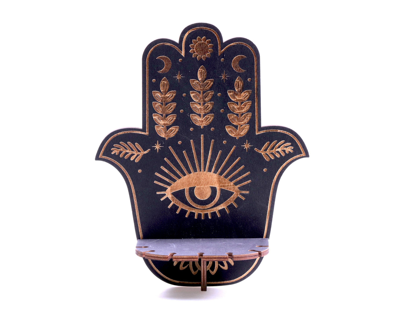 HamsaGlow - Hamsa Hand den beskyttende krystalhylde