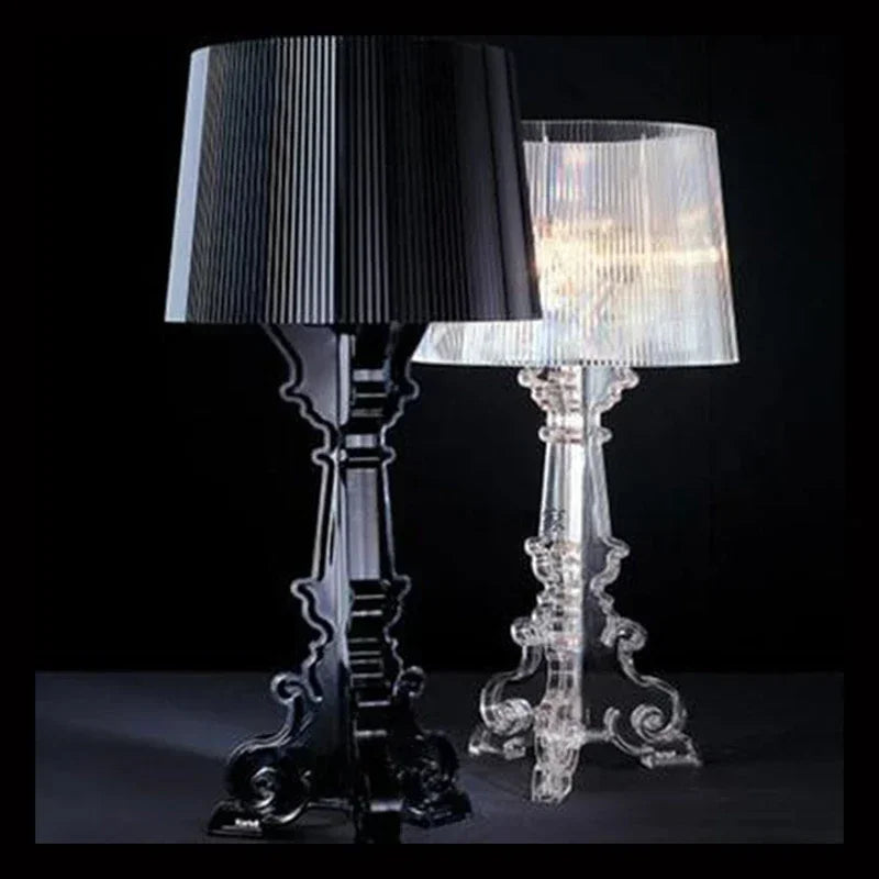 Bordlampe med Justerbar Højde – Elegant Akryl Design til Læsning og Stemningsbelysning-3