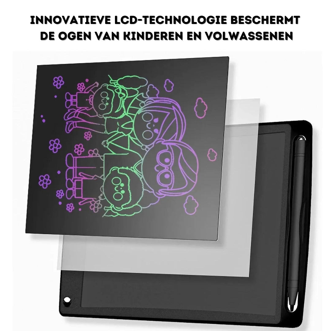 ColorWrite - LCD-tegnetavle til børn | Genanvendelig og strålingsfri