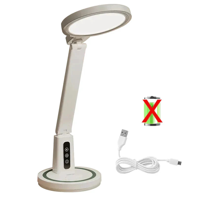 TimeGlow - Multifunktionel skrivebordslampe med indbygget ur