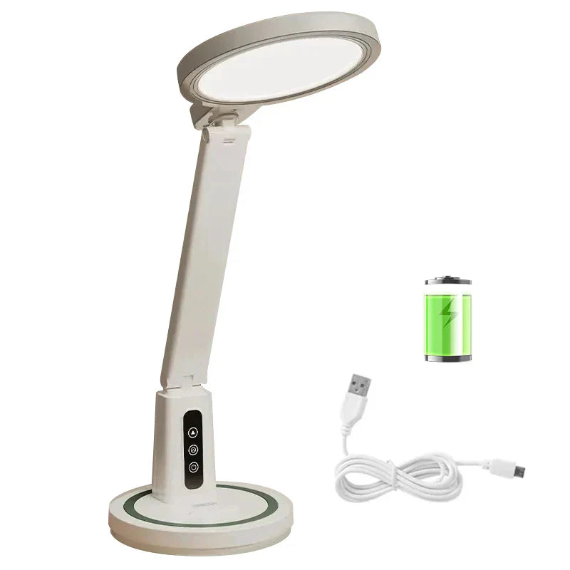 TimeGlow - Multifunktionel skrivebordslampe med indbygget ur