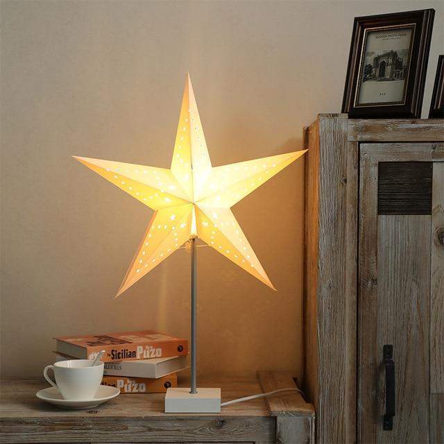 StellarGlow | Strålende LED-stjerne-bordlampe