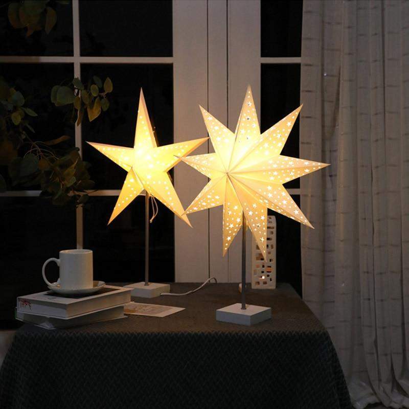 StellarGlow | Strålende LED-stjerne-bordlampe
