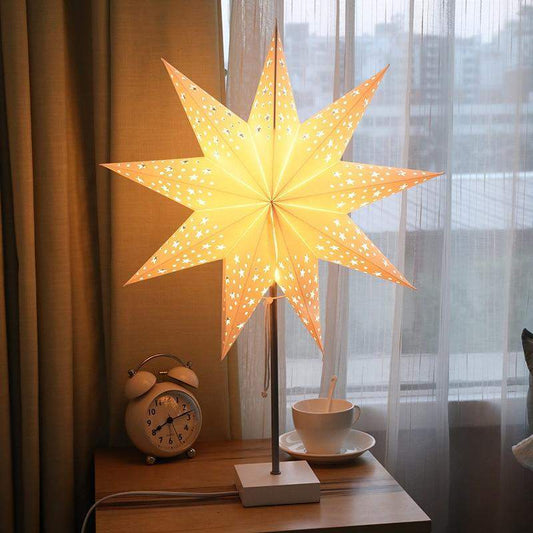 StellarGlow | Strålende LED-stjerne-bordlampe