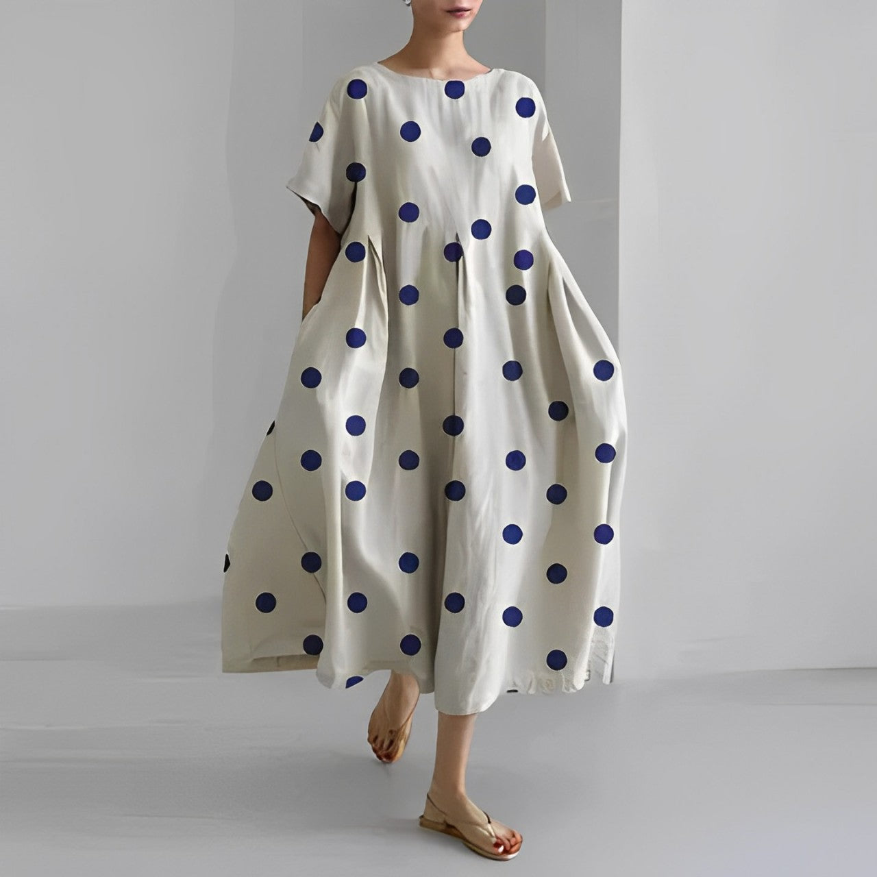 Aurelia - Boho Vid Blomstret Kjole