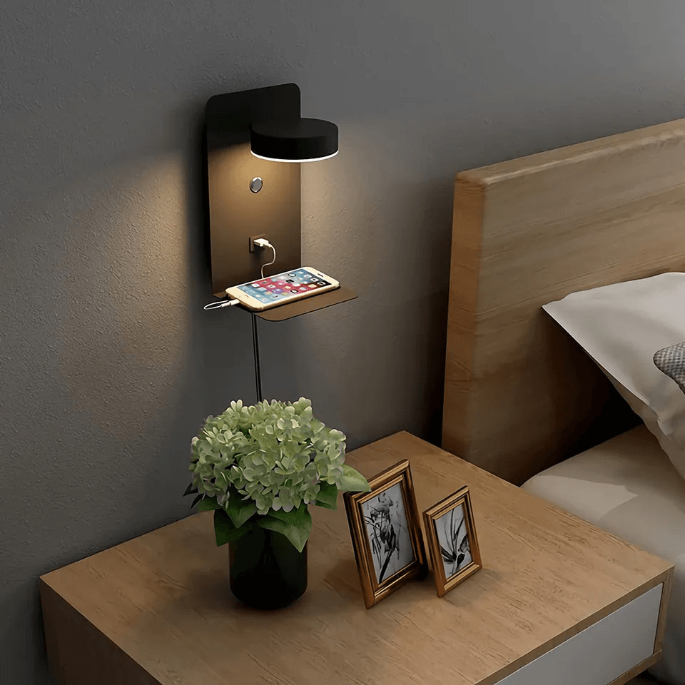 SmartBeam - Vægmonteret natlampe med 330° rotation