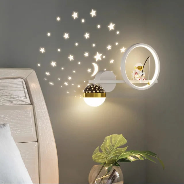 Variant image for Moderne Børnevæglampe med Blødt Lys og Sikker Design til Hyggelig Atmosfære i Børneværelset-3