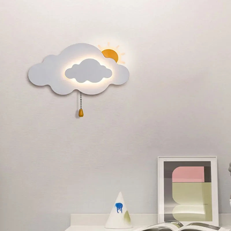 Farverig LED Væglampe til Børneværelser – Energibesparende Belysning med Blødt Lys og Legende Design-4