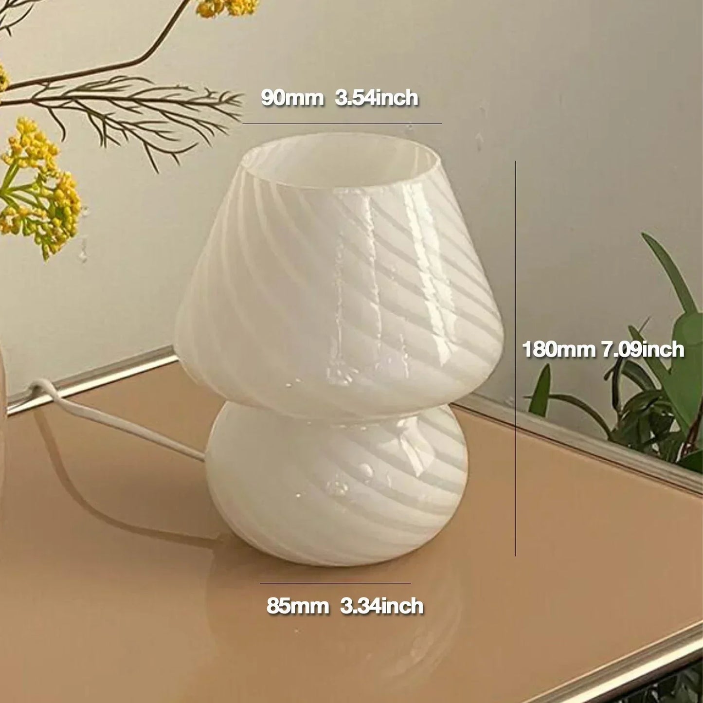 MuranoGlow - Murano luksusbordlampe | Håndlavet design
