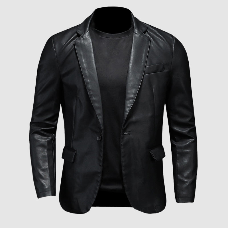 LederLuxe - Elegant læderjakke | Formspændt snit for ubesværet chic