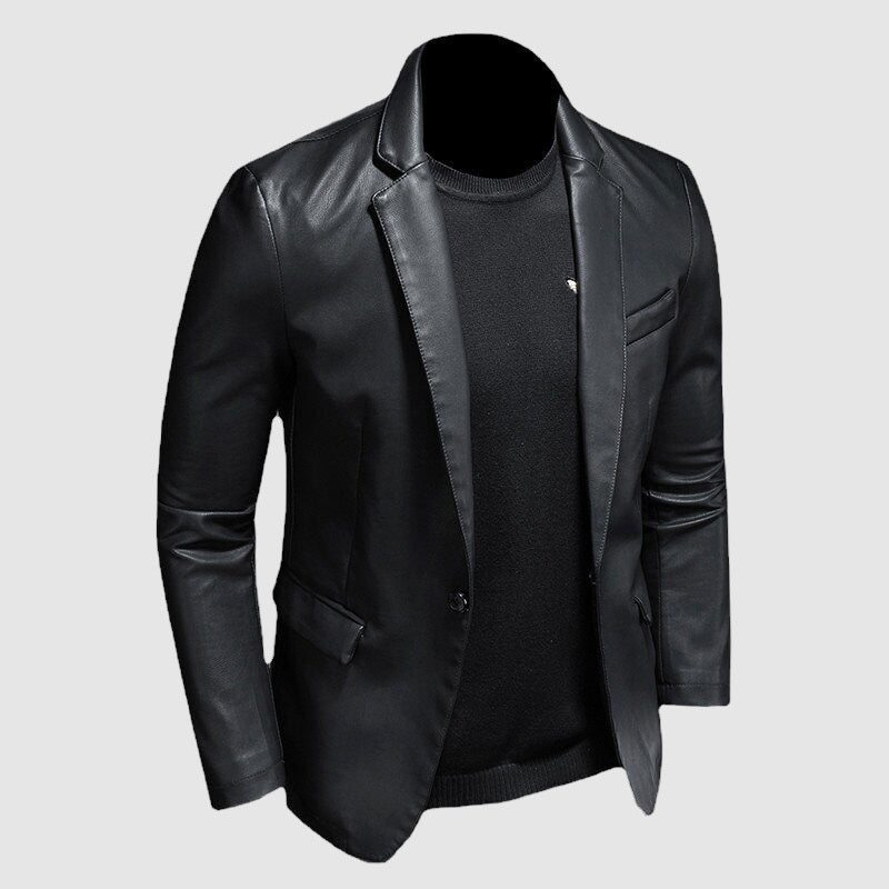 LederLuxe - Elegant læderjakke | Formspændt snit for ubesværet chic