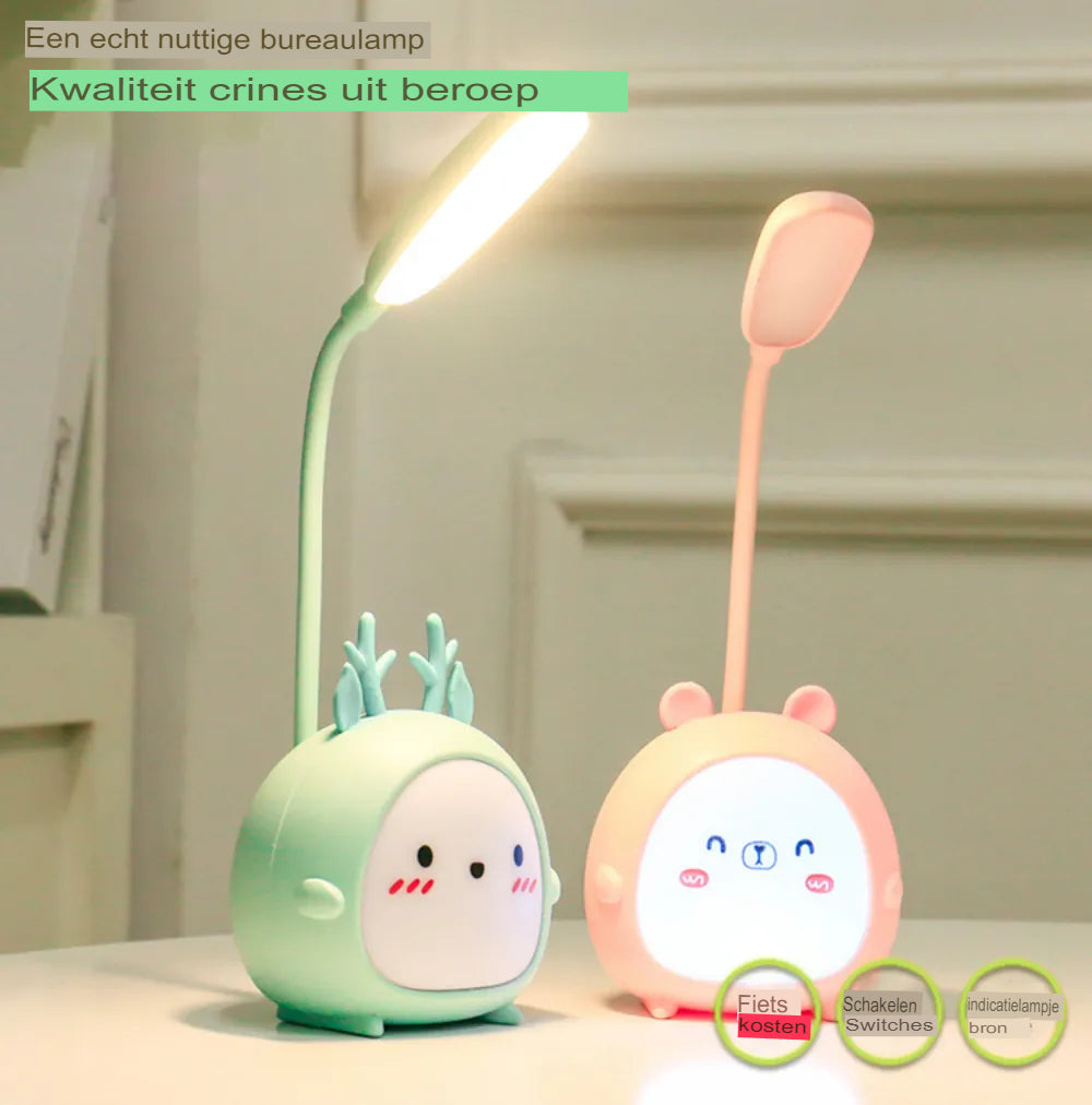 LumiKids - Læselampe til børn med øjenbeskyttelse og USB-natlys