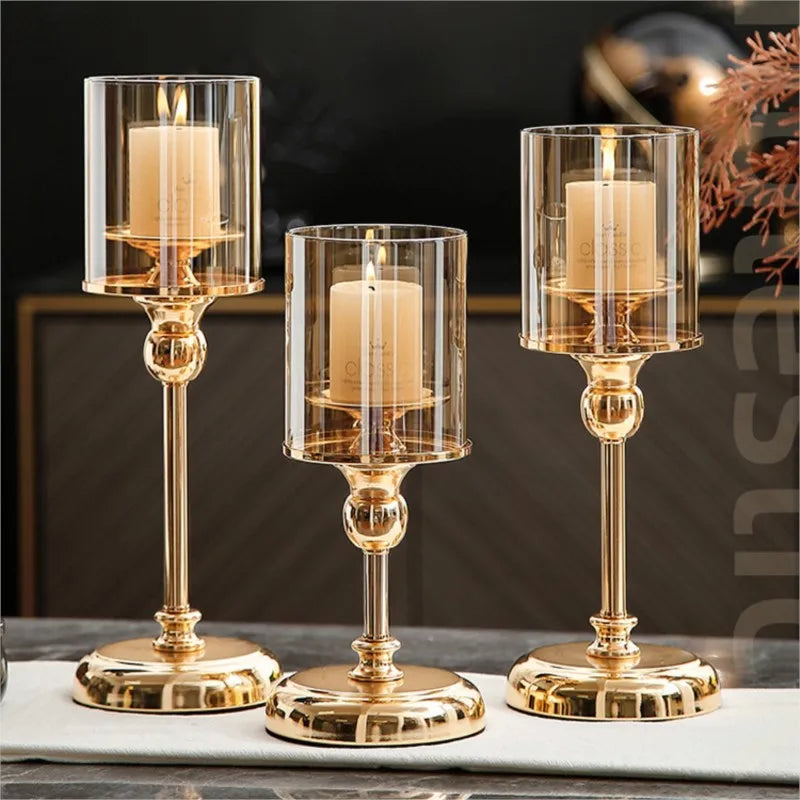 LumiElegance - Elegant nordisk lysestage til boligindretning
