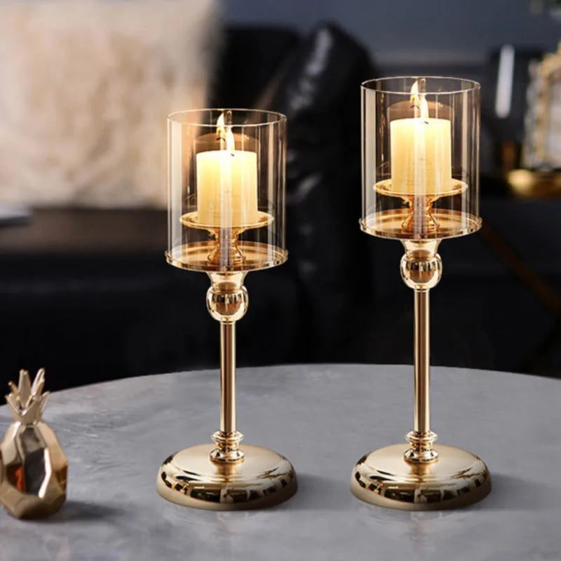 LumiElegance - Elegant nordisk lysestage til boligindretning